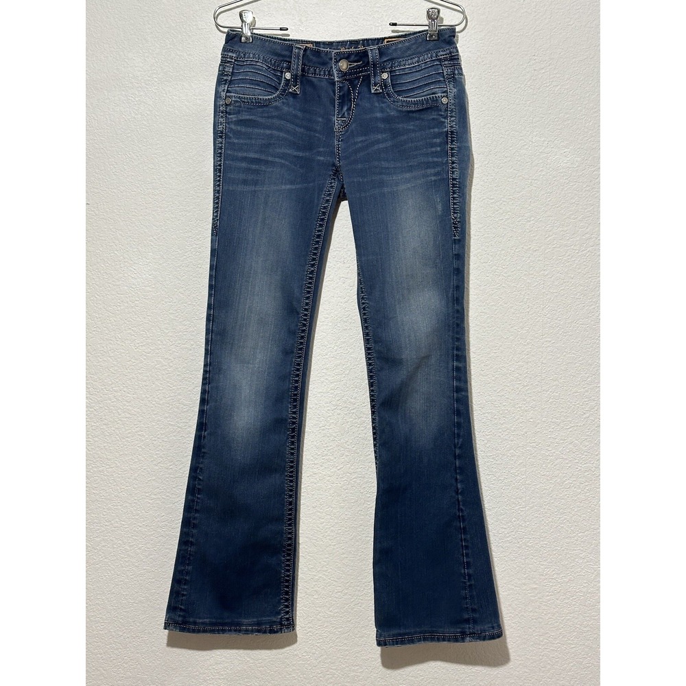 Rock‎ By Rock Revival Kacy Womens Sz 26 Jeans Boot Cut Low Rise Measure 29x32